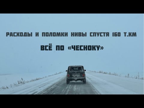 Видео: Расходы и поломки Нивы спустя 160 т.км.! Честный отзыв.