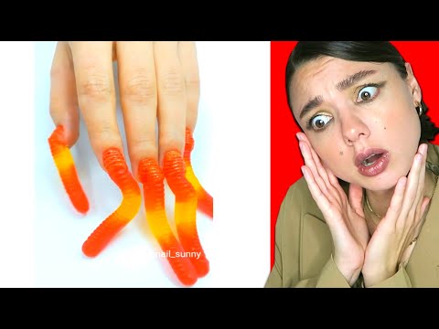 Видео: УЖАСЫ МАНИКЮРА! Ногти из Мармелада