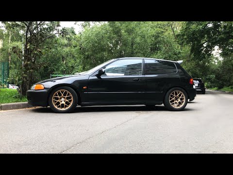 Видео: Honda Civic EG - ставим передний стаб. Конец проекта?