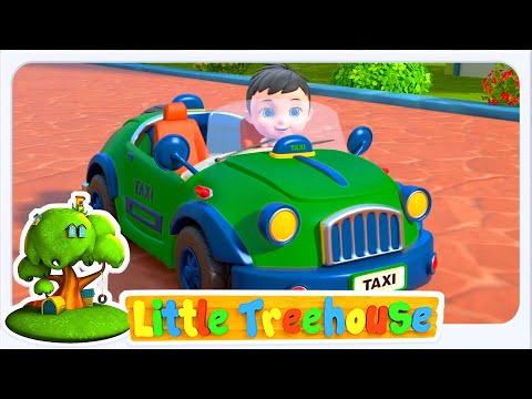 Видео: Колеса на такси, идти круглый и круглый детей песня и русский потешки коллекция