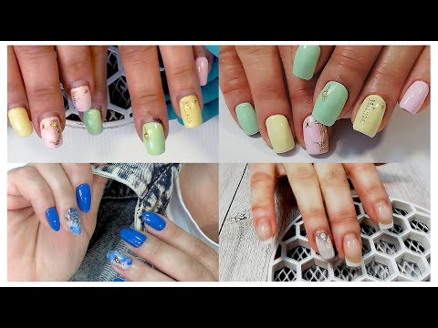 Видео: Синий дизайн ногтей 2020. ХРОНИКА клиентки "Привет гвоздям"