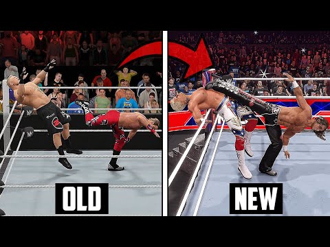 Видео: Лучшие СТАРЫЕ и НОВЫЕ финишеры Royal Rumble (Эпическое сравнение финишеров!!!)