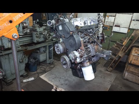 Видео: Renault Mascott. 2.8TDI.ремонт мотора. видеоотчёт Архангельск.