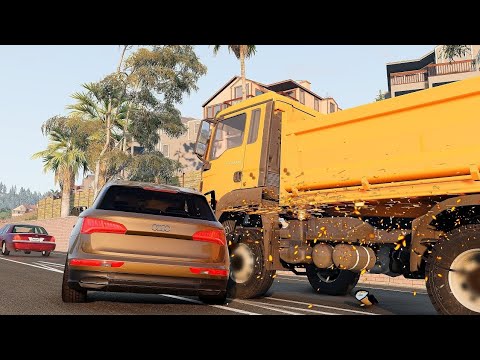 Видео: Аварии на реальных событиях в BeamNG.Drive #1