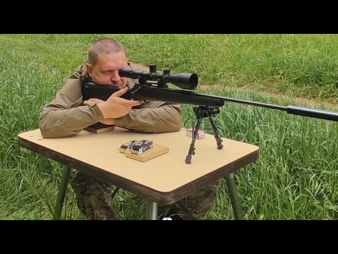 Видео: Стрельба с мелкашки. Снова Охотник 370Э