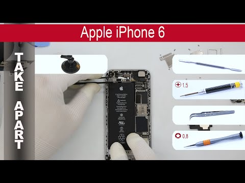 Видео: Как разобрать 📱 🍎 Apple iPhone 6 (A1549, A1586, A1589) Разборка и ремонт