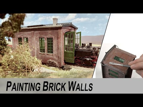 Видео: Покраска кирпичных стен