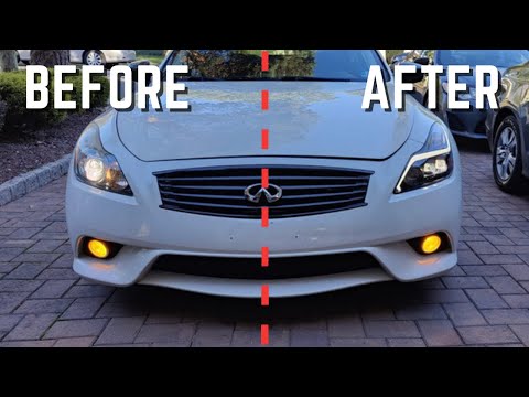 Видео: Как установить фары AKKON (eBay) на G37s! (Стоят ли они того?)