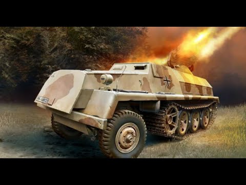 Видео: Немецкий 150-мм самоходный реактивный миномет Sd. Kfz. 4/1