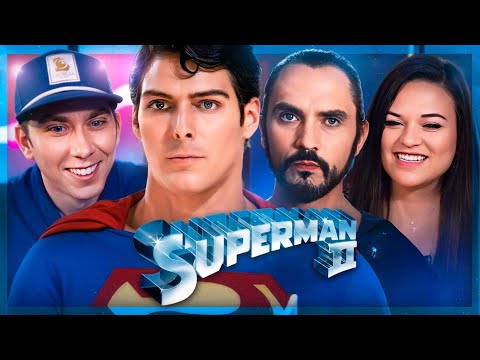 Видео: Довольно круто для белого парня! *Супермен 2* [РЕАКЦИЯ] Первый раз смотрю