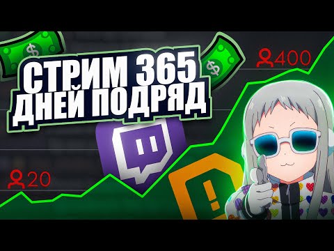 Видео: Я стримил КАЖДЫЙ ДЕНЬ на протяжении ГОДА и вот что из этого вышло. Твич, заработок, онлайн, история