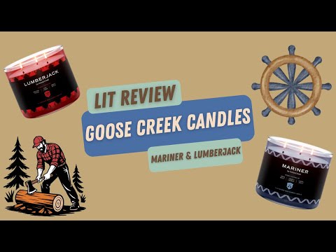 Видео: 🔥 Обзор Lit | Goose Creek | Обзор двух новых ароматов свечей: 🌊 Mariner и 🌲 Lumberjack!