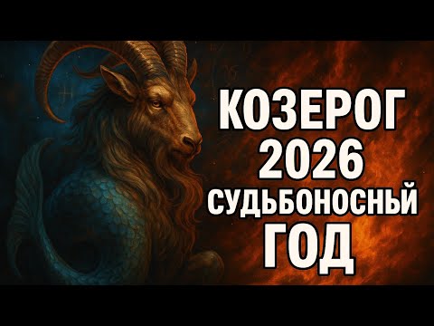 Видео: Козерог. 2026 станет годом, когда ты больше не сможешь жить по-старому. Гороскоп для Козерога. 