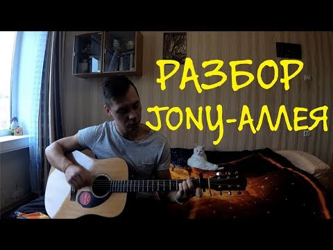 Видео: JONY - АЛЛЕЯ РАЗБОР НА ГИТАРЕ