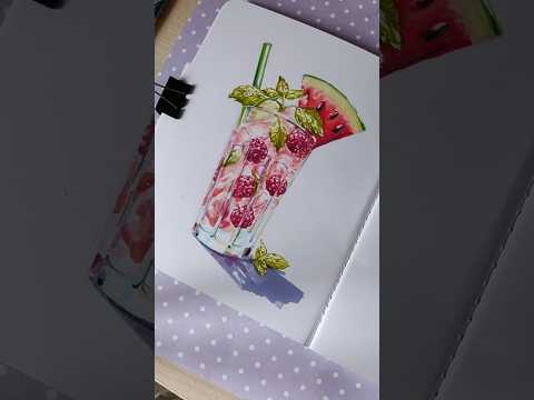 Видео: скетч маркерами #скетч #drawing #sketchmarker #art