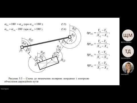 Видео: Практична робота №1  Кадастрова зйомка забудованих територій способом полярних координат Інженерна г