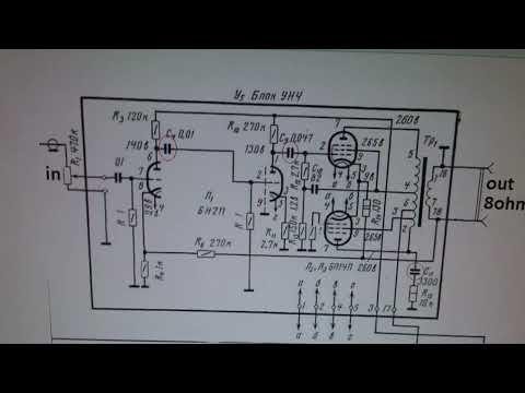 Видео: the secrets of a tube amplifier made from a radio Ригонда