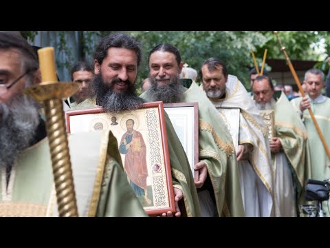 Видео: Молебен с литийно шествие на празника на всички български светии, 2020 г.