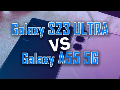 Видео: Сравнение S23 ultra vs A55 5G | дизайн, размеры, экран