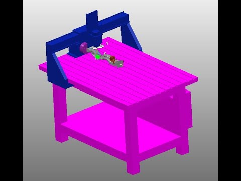 Видео: PowerMILL добавляем станок для симуляции траектории 4 оси.