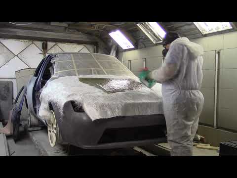 Видео: Десятка! Залепил матрицу капота из стеклопластика. ВАЗ 2110