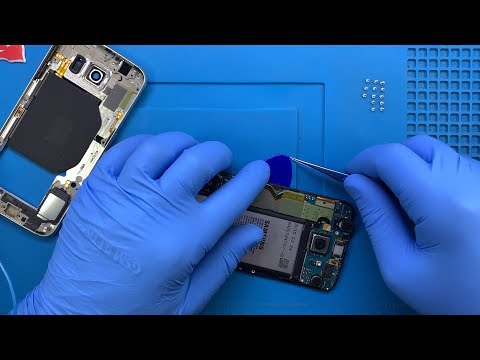 Видео: Samsung Galaxy S6 экран и замена батареи | SM-920F