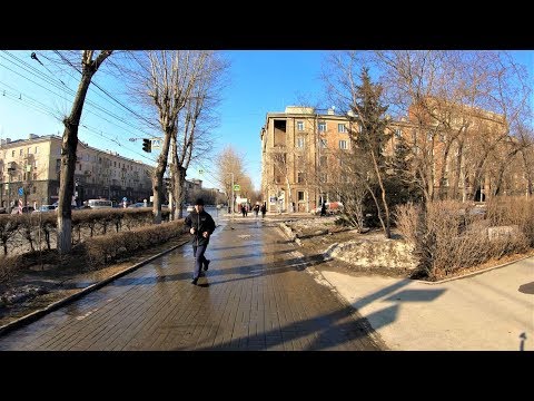 Видео: Новосибирск - Пешком по улице Станиславского 4К