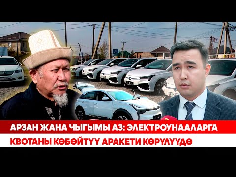 Видео: Он миң электромобилди бажы төлөмүсүз алып кирүү аздык кылууда