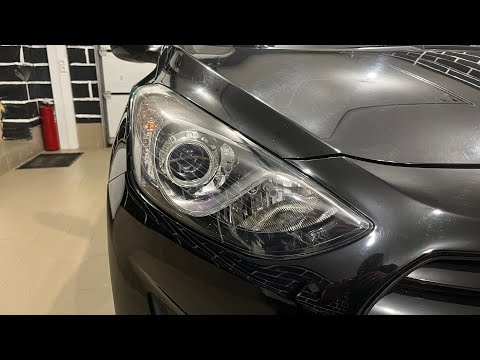 Видео: Hyundai i30 - замена линз, диодные Fantom