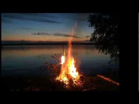 Видео: Ночной костер