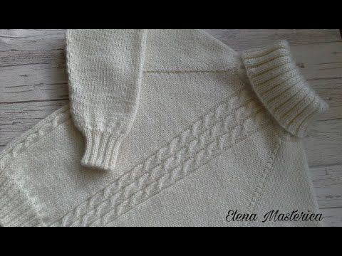 Видео: Свитер для мальчика (часть 2)/Elena Masterica/Sweater for a boy