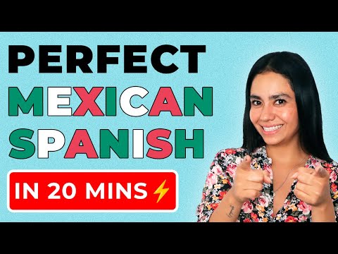 Видео: Выучите мексиканский испанский БЫСТРО │ Более 100 фраз, которые вы будете слышать каждый день