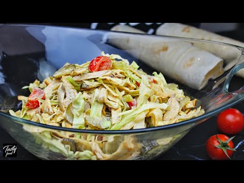 Видео: До Чего Же Он ВКУСНЫЙ САЛАТ ШАУРМА! 🥙