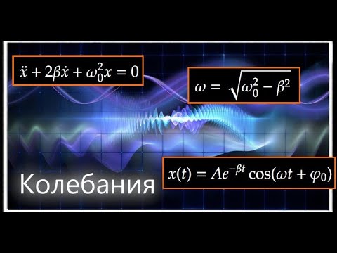 Видео: Задача на затухающие колебания шаров соединенных пружинками
