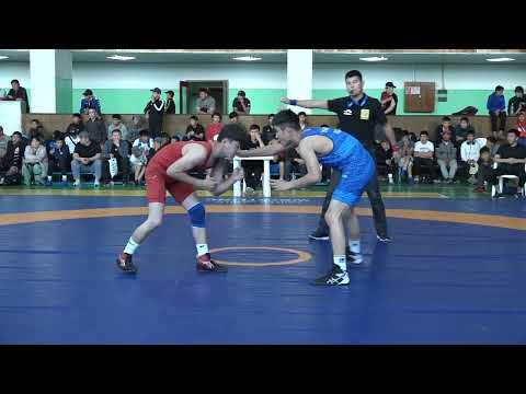 Видео: ВОЛЬНАЯ БОРЬБА. Чемпионат Кыргызстана 2023 года среди младших кадетов (U15). День 2 Мат C