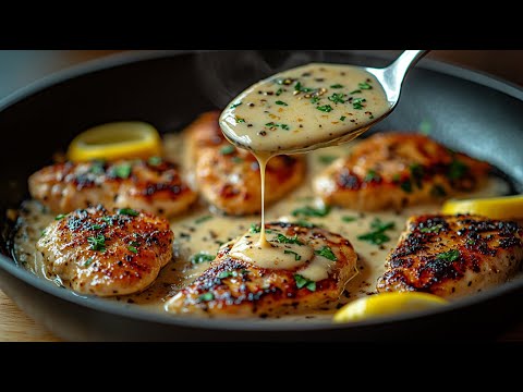 Видео: Как легко приготовить хрустящую курицу в сливочном соусе с чесноком и пармезаном