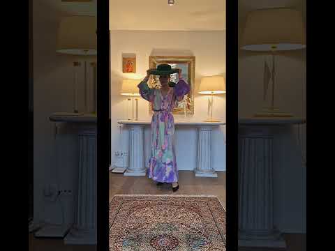 Видео: Мой любимый Vintage Бренд . Leonard Paris.  Показываю мои Платья.