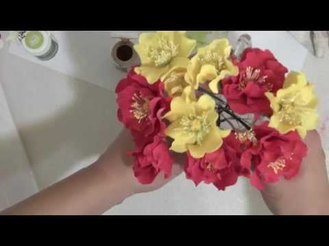 Видео: Сахарный шиповник (Rosehip of sugar paste)