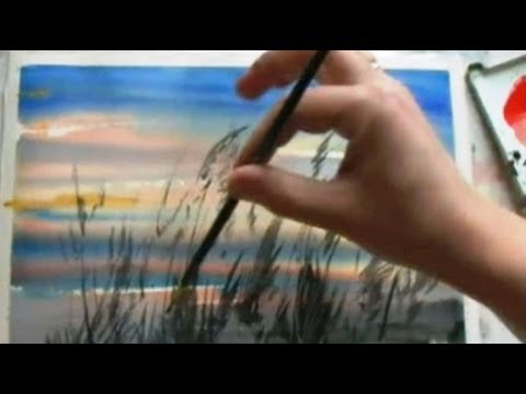 Видео: КАК научиться РИСОВАТЬ. Сухая и Мокрая кисть