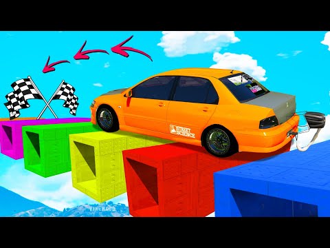 Видео: КАК ДАЛЕКО СМОЖЕТ ЧИТ ДРАГСТЕР ПРОЕХАТЬ ПО ДЫРЯВЫМ БЛОКАМ? ЭКСПЕРИМЕНТЫ В ГТА 5 ОНЛАЙН!