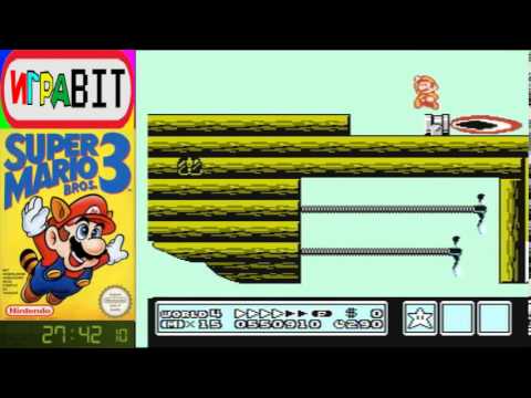 Видео: Super Mario Bros. 3 Speed Run 100% Прохождение (1:17:31) NES
