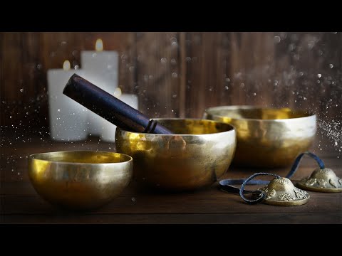 Видео: Лечебная медитация с тибетскими чашами, чистые позитивные вибрации, расслабляющая музыка, медитация