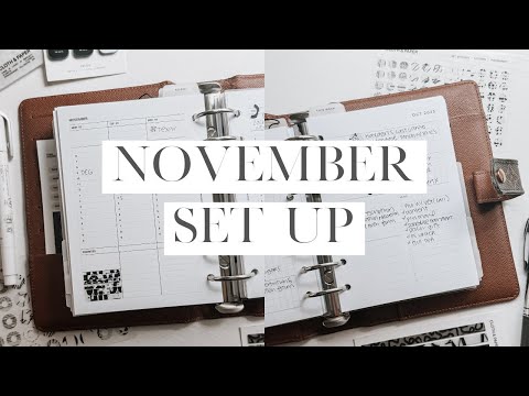Видео: Планируйте вместе со мной | План на ноябрь: почасовой план и обзорные вставки | Ежедневник Louis ...