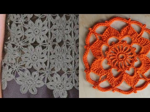 Видео: Универсальный мотив крючком. 🧶 Можно связать топ, детский плед, скатерть, салфетку.
