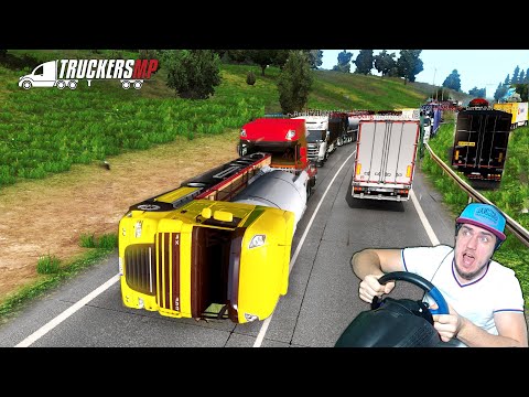 Видео: ДД в ETS 2 MP - Жисть на дороге дераков Euro Truck Simulator 2 in multiplayer