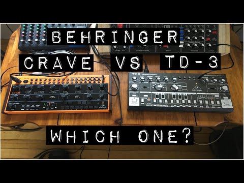 Видео: Behringer TD-3 или Crave: какой выбрать?