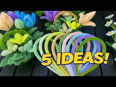 Видео: 😍 Скрути & Расцвети! 5 Гениальных Идей Цветов из Тривесных Проволочек, которые тебе ПОНРАВЯТСЯ!