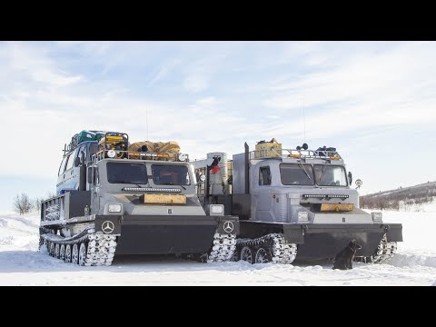 Видео: на двух гтт из Гремихи в Ловозеро, и обратно