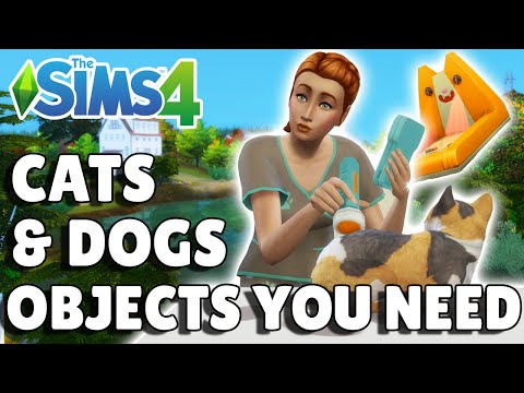 Видео: 10 предметов для кошек и собак, которые вам стоит начать использовать | Руководство по The Sims 4