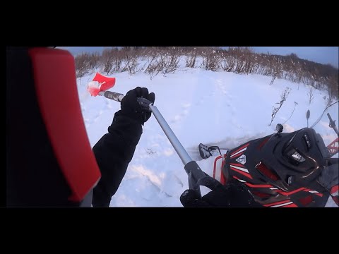 Видео: Бурлак беркут. Удалось таки покататься. Засадил снегоход